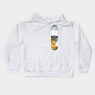 Distressed Skateboard - NC - Sagat Kids Hoodie